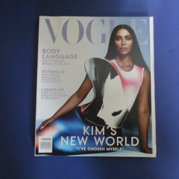 Vogue Other - VOGUE Magazine Kim Kardashian Mar 2022 Kims New World / Hugh Jackman / Body Lang